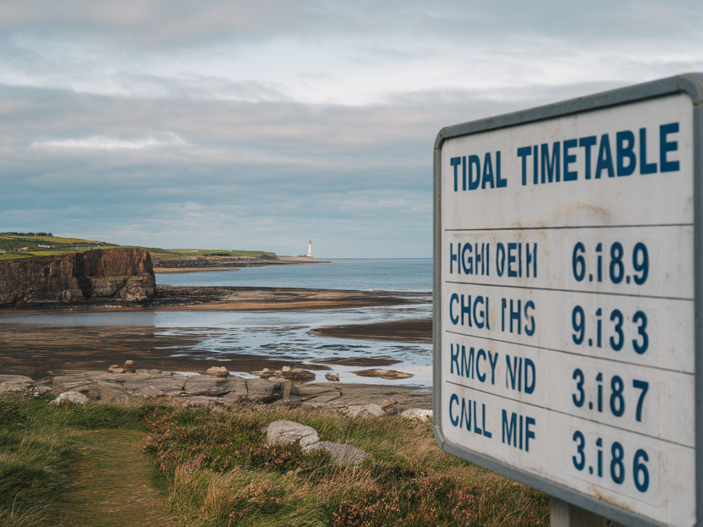 How to read a tidal timetable and plan a safe coastal crossing near the solway firth