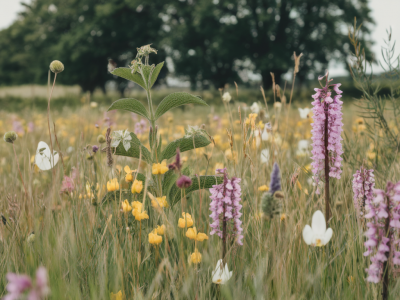 Short wildflower walks for pollinators: where to see hemp-nettle, ox-eye and bee orchids in marginal habitats