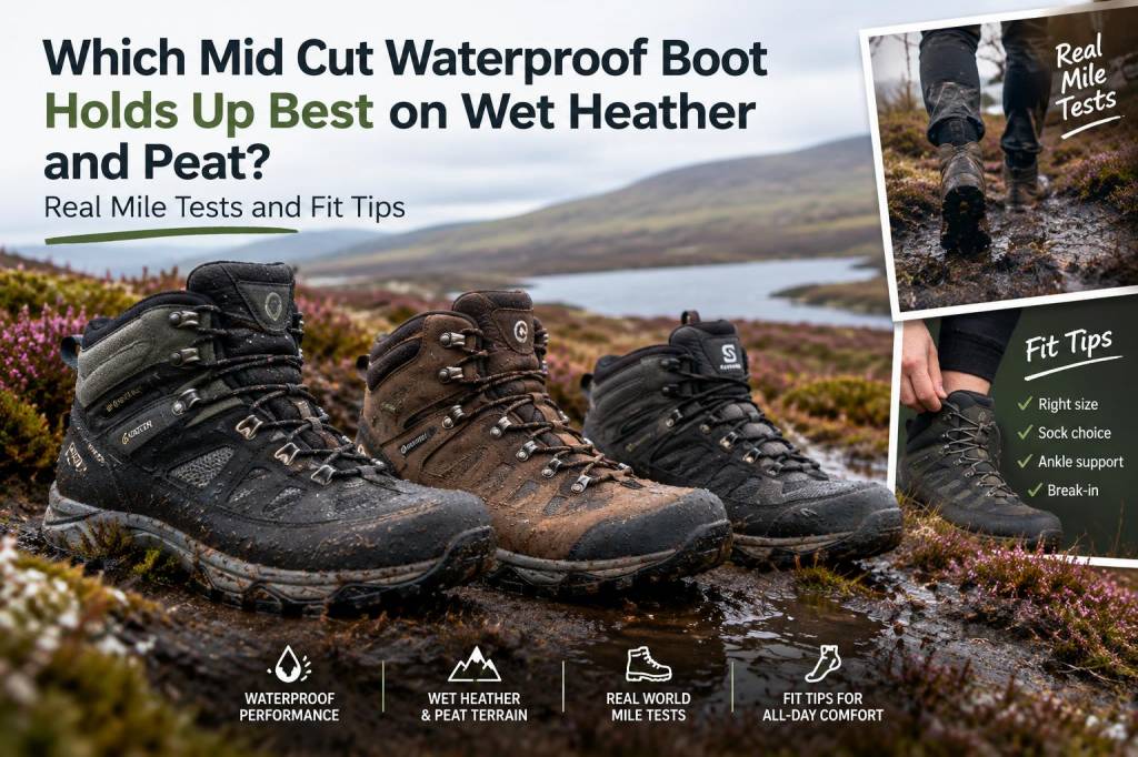 which mid-cut waterproof boot holds up best on wet heather and peat: real-mile tests and fit tips