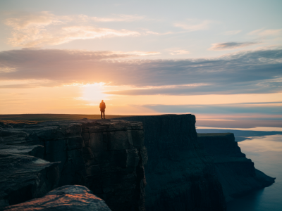 Choosing camera lenses for dramatic cliff portraits: when to use a 50mm, 85mm or wide-angle on location