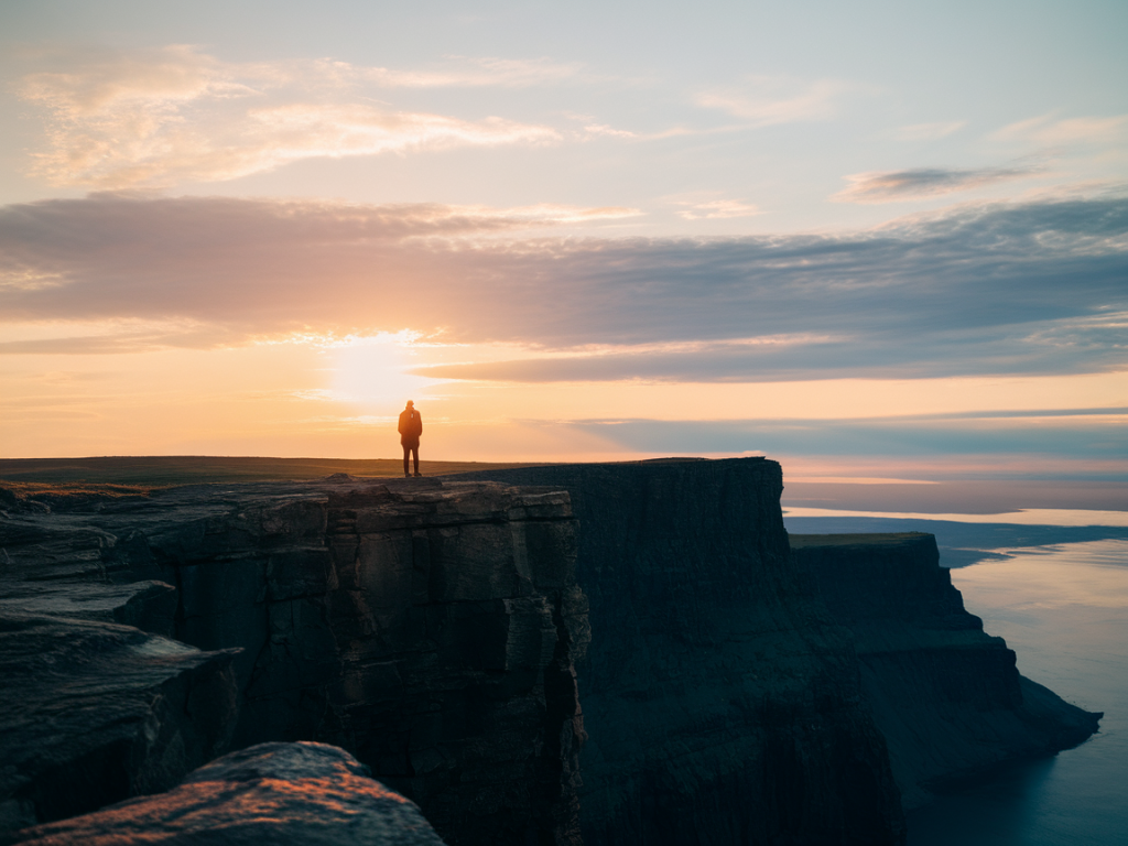Choosing camera lenses for dramatic cliff portraits: when to use a 50mm, 85mm or wide-angle on location