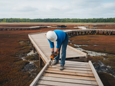 A volunteer’s short guide to repairing a damaged peatland boardwalk: materials, techniques and permissions
