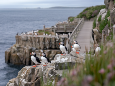 How to pick a low-impact route past nesting puffins on the farne islands: timings, approach and photography limits